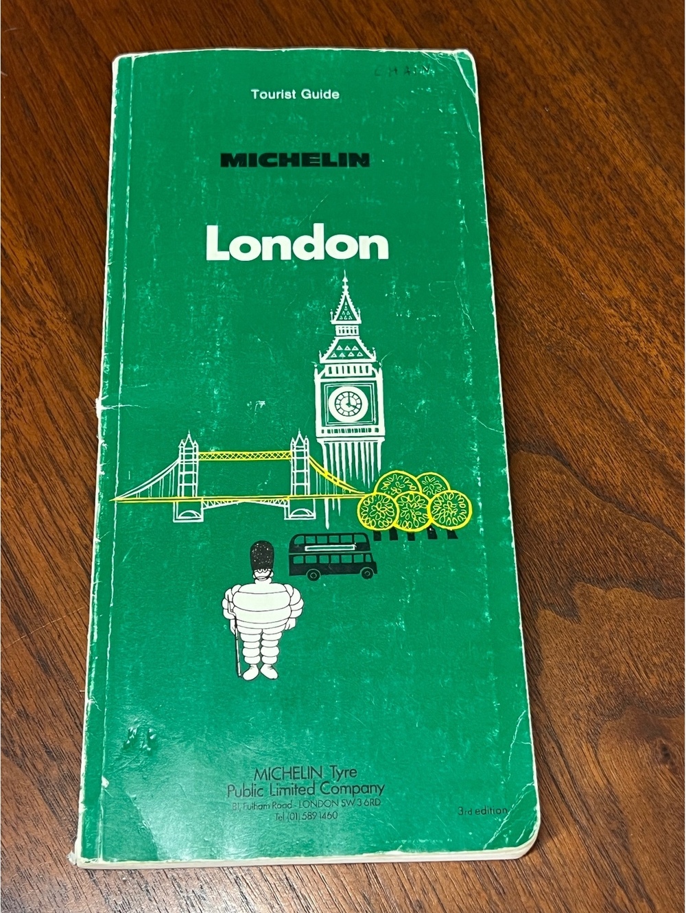 1983 Michelin Green Guide London Tourist Guide 3rd Ed